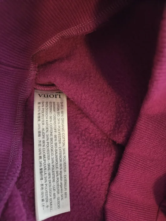 Vuori Restore Oversize Crewneck Sweatshirt - Magenta - Picture 6 of 6